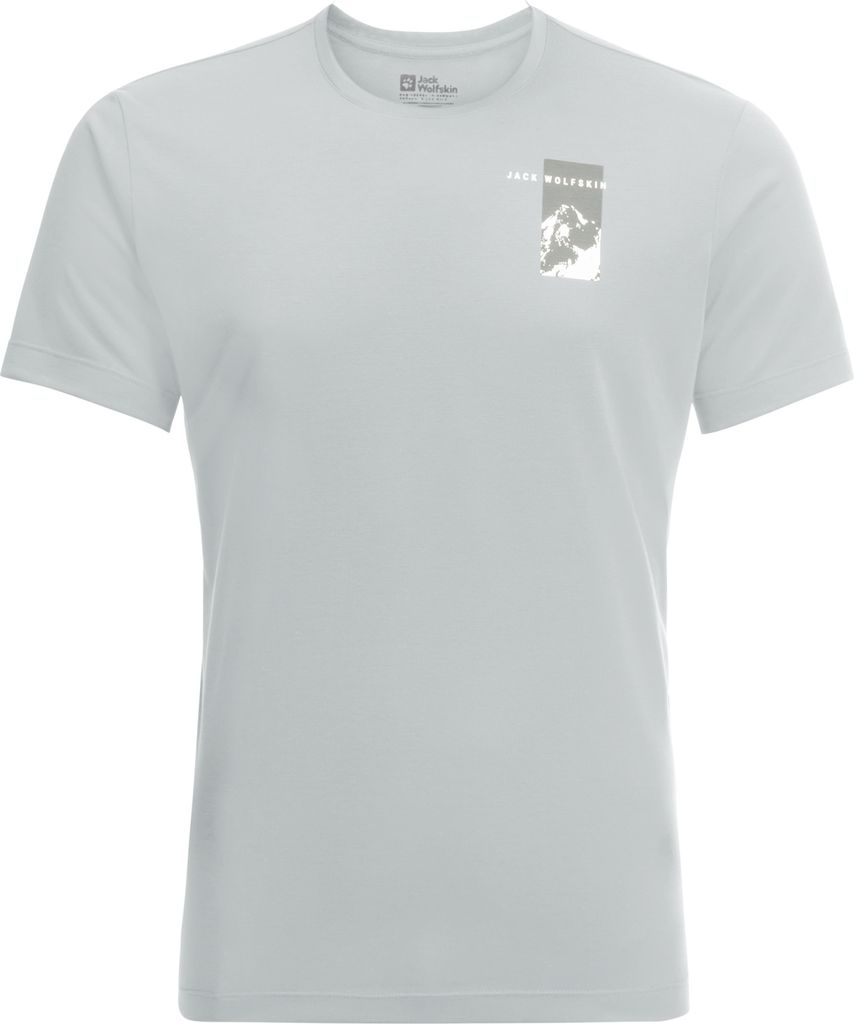 Jack Wolfskin Vonnan S/S Graphic T M Cool Grey Cool Grey L