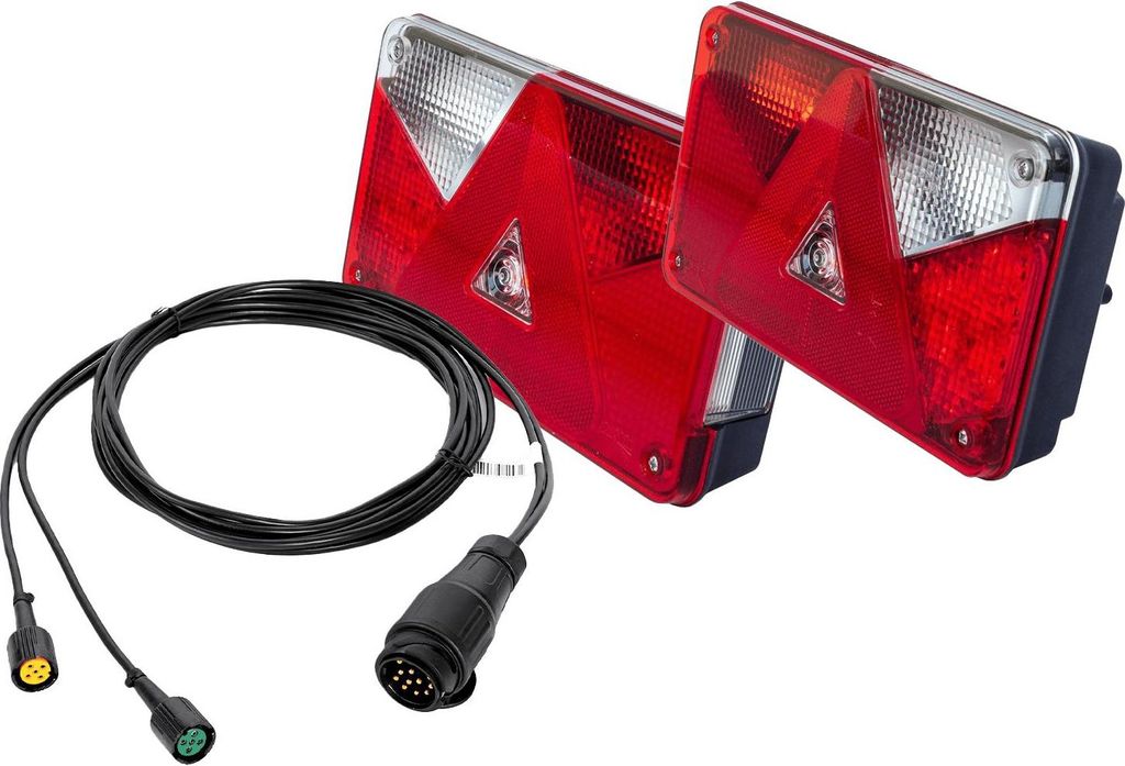 ASPÖCK MULTIPOINT V Rückleuchten + MANTES 5m 13-PIN Kabelbaum