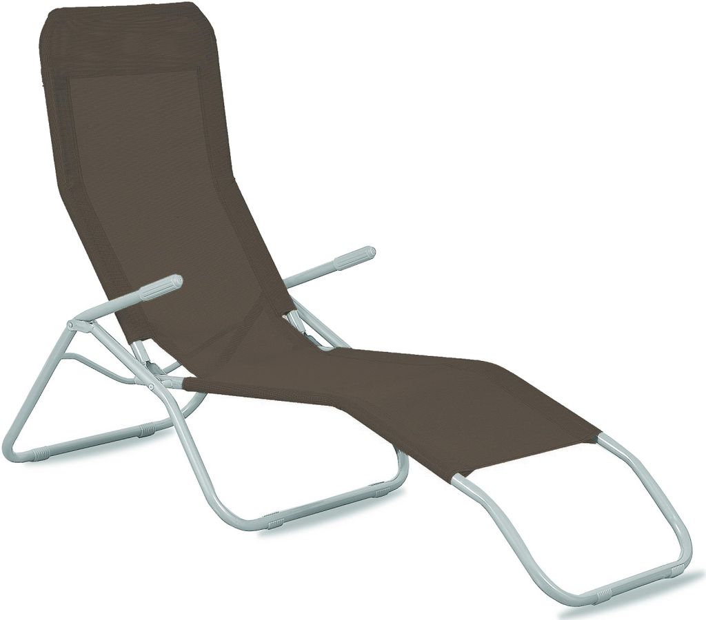 Aga Chaise longue de jardin SIESTA Marron foncé Image du produit 