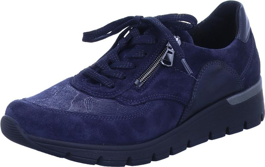 Waldläufer K-Ramona sportlicher Schnürer Blau in Gr. 38.5 Produktbild 