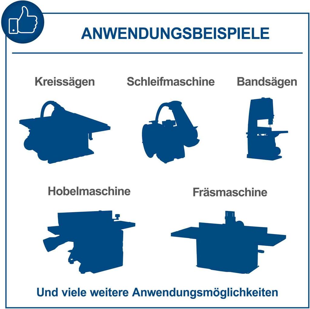 Scheppach Absauganlage DC100 mit Adapterset & Beutel | 65L Produktbild 2