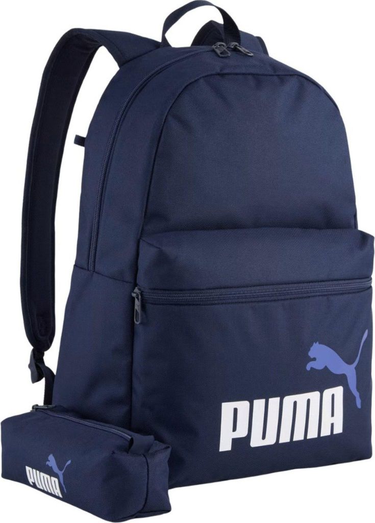 PUMA Rucksack Phase Backpack Set 22L Navy dunkelblau