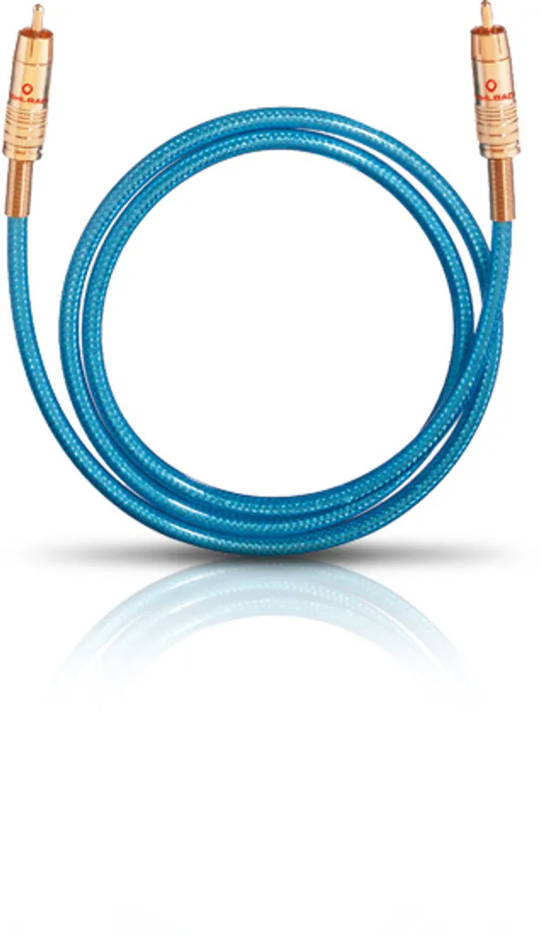 Oehlbach 2065 NF Sub RCA Câble de caisson de basses mono blindé 1m