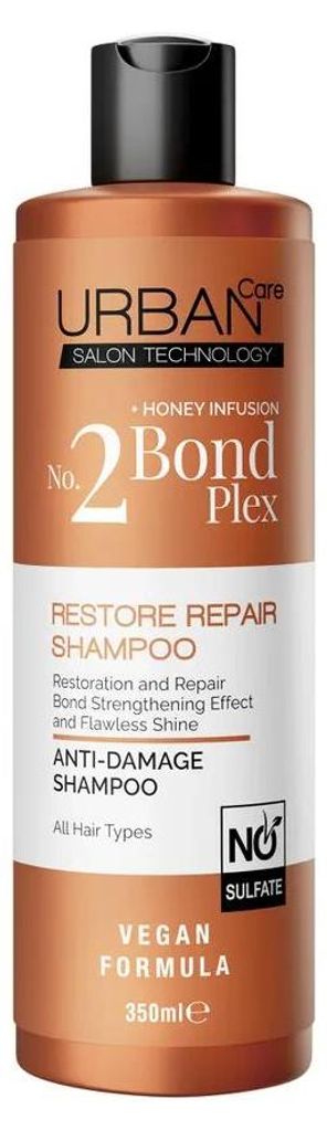 Urban Care Bond Plex Nr. 2 – Regenerierendes Anti-Schädigungs-Shampoo (350 ml)