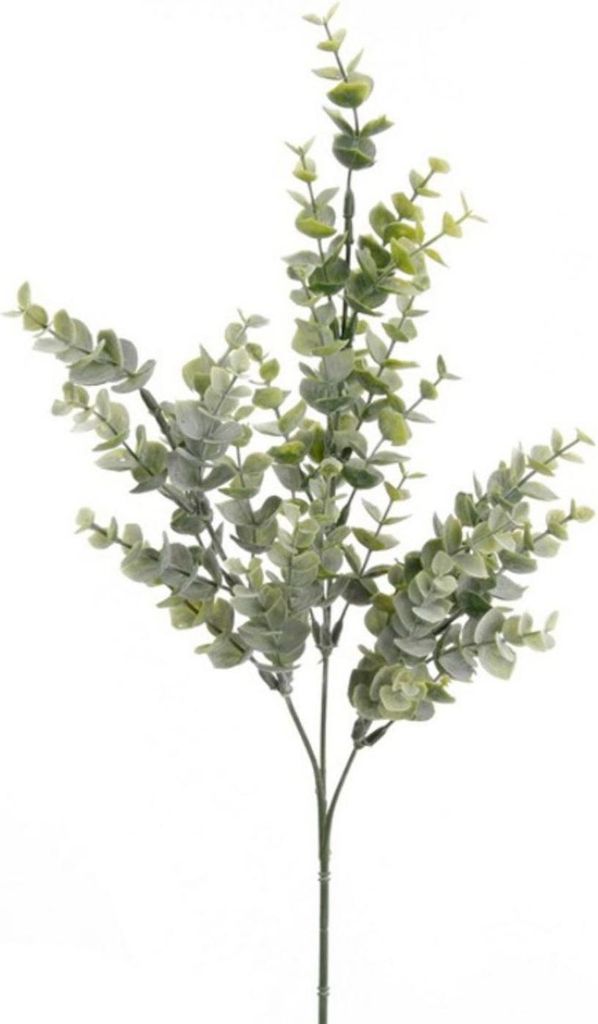 künstlicher Eucalyptus Zweig Kunstblätter 3 Zweige H. 68cm Produktbild 