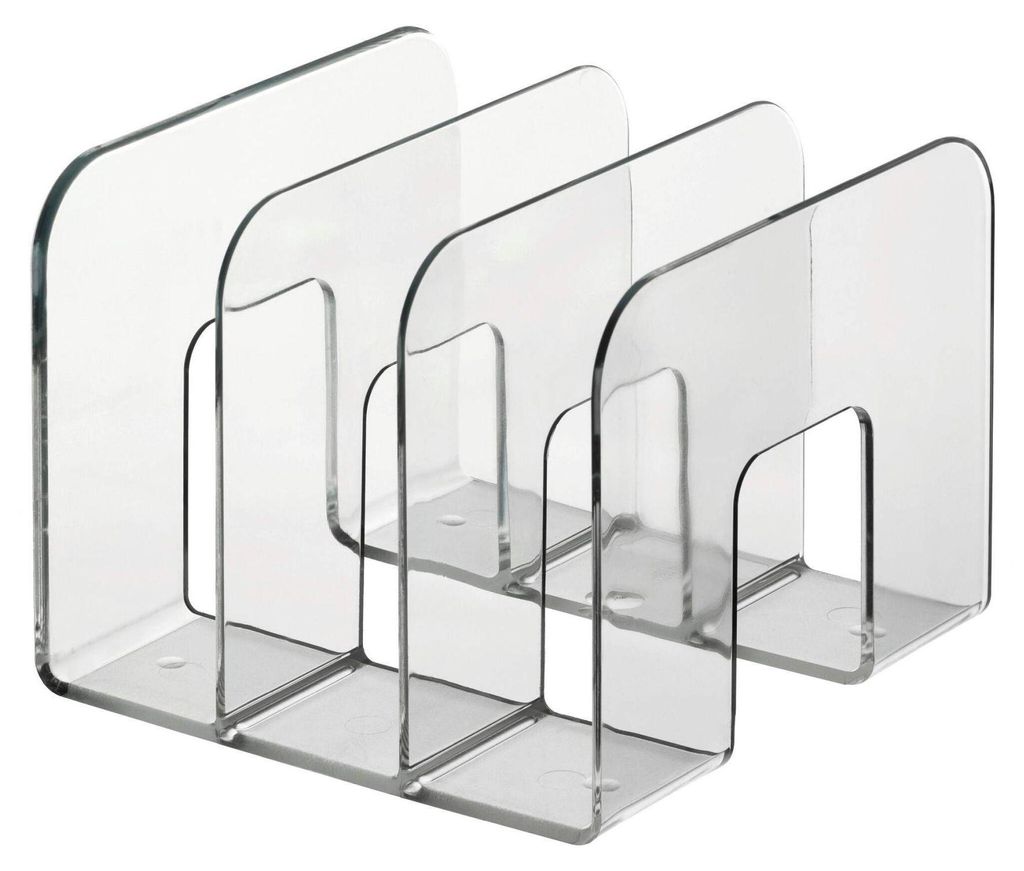 Collecteur de catalogues Trend 3 compartiments transparent Image du produit 