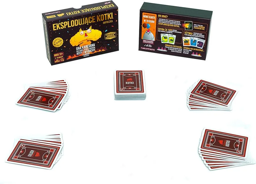 REBEL Exploding Kitties Party Version Muette 45832 Jeu de Société