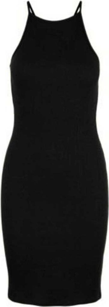 Pieces Ostina Strap ärmelloses Kleid Schwarz M Frau Schwarz M