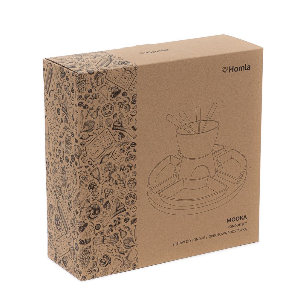 Fondue-Set MOOKA mit drehbarem Boden 27x13 cm Produktbild 7