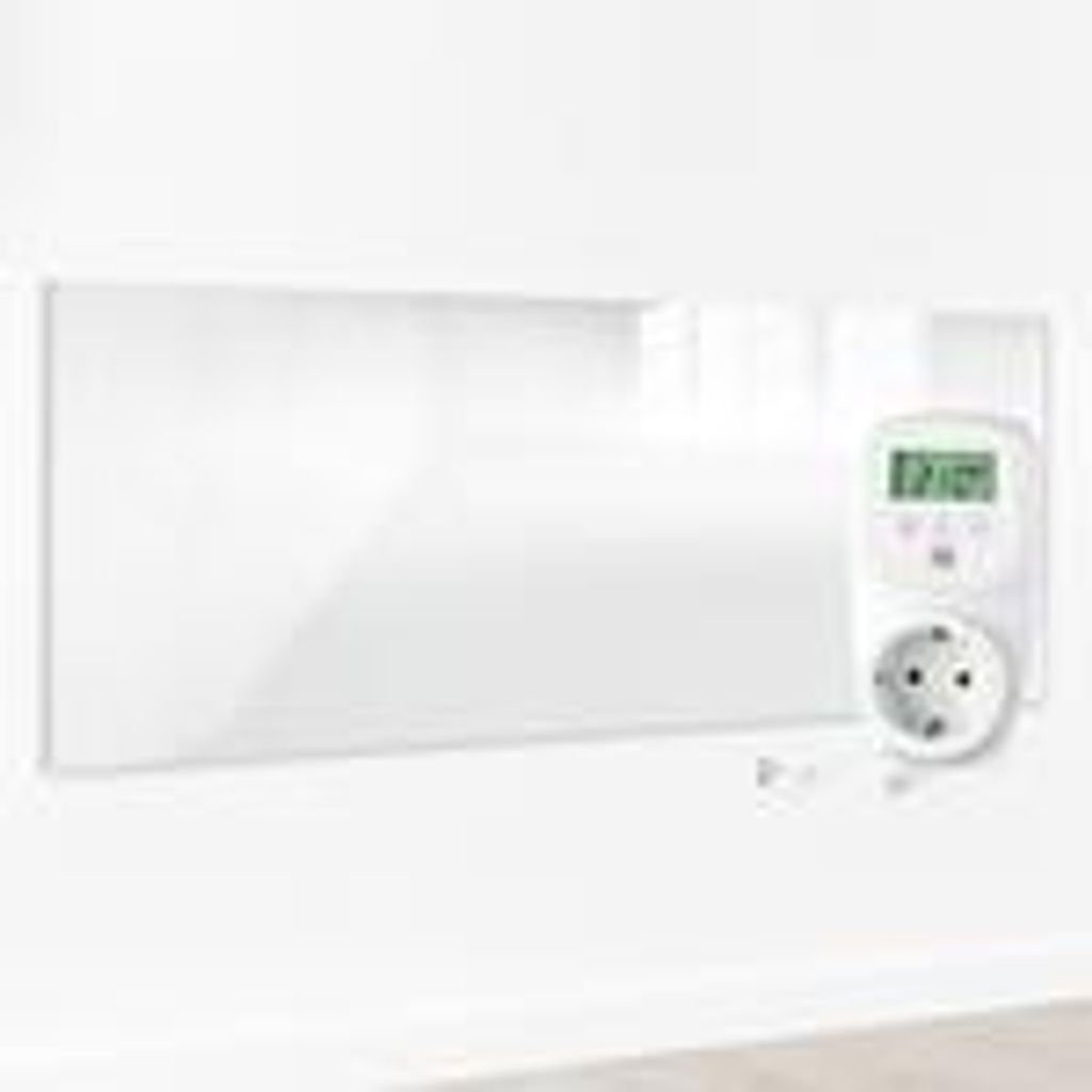 UMBRELLA Glas-Infrarotheizung 700 W mit Thermostat TH12 – Effizientes Heizpaneel mit Carbon-Crystal-Technologie & Ein- / Aus-Schalter