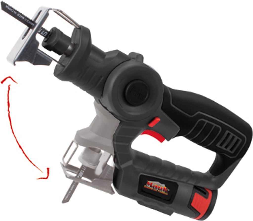 Mauk Akku Stab- Pendelhub- Stichsäge mit Schwenkkopf 12V Li-ion