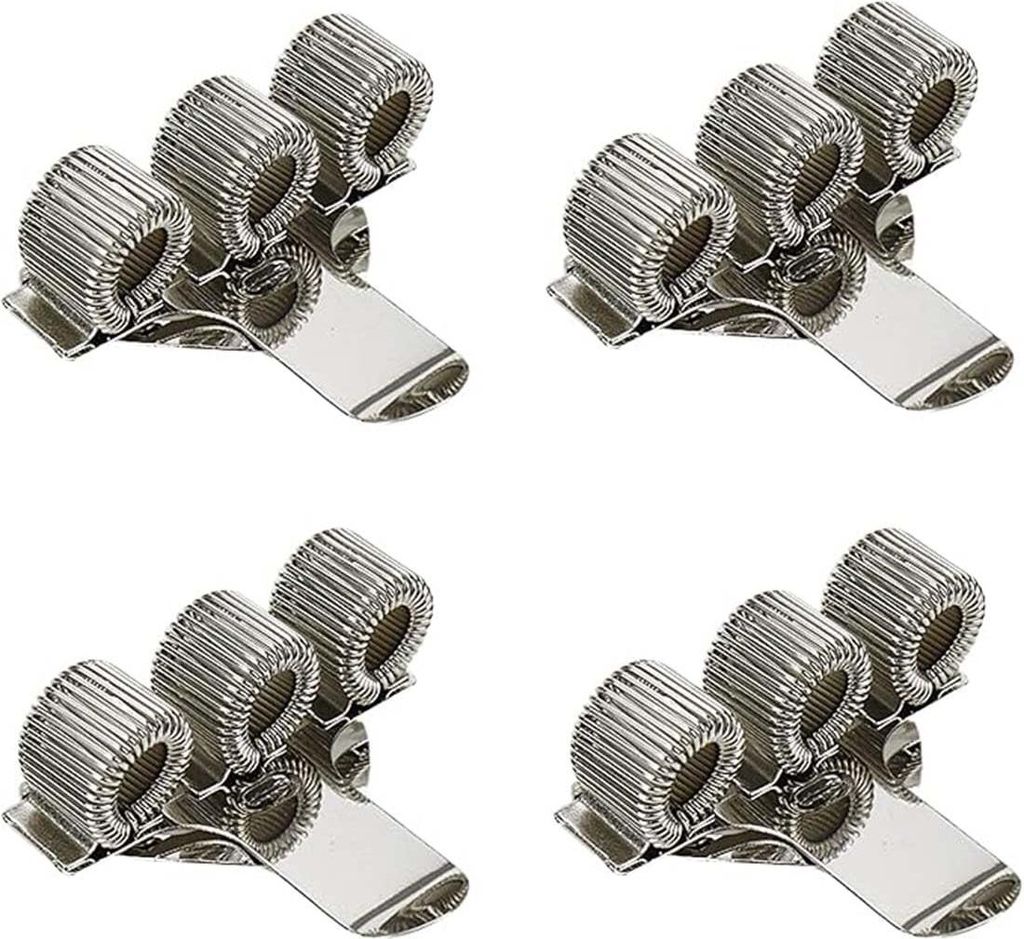 Verpackung mit 4 Hülsenhalter-Klammern, Metall-Hülsenhalter mit drei Löchern, Metall-Hülsenhalter mit 3 Löchern und Taschenhalter für Ärzte,...
