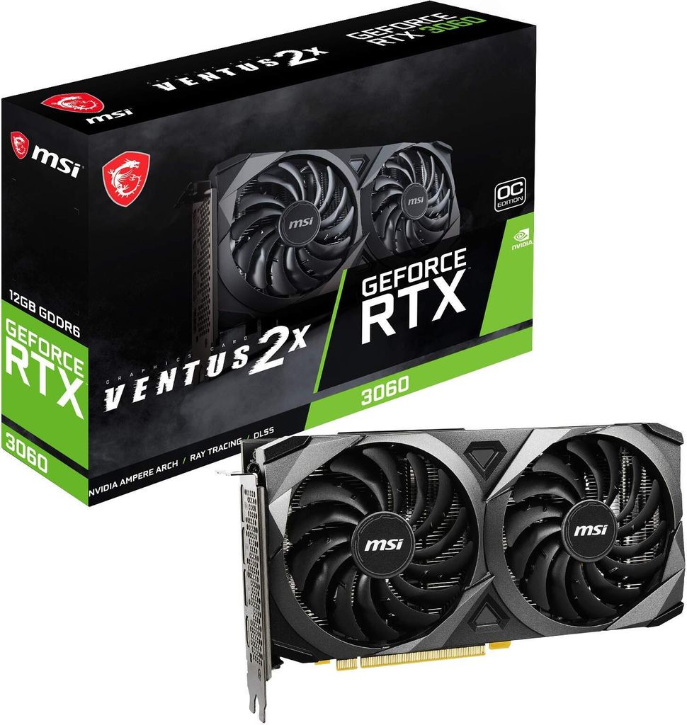 MSI GeForce RTX 3060 VENTUS 2X 12G OC NVIDIA 12 GB GDDR6 Obrázok produktu 1