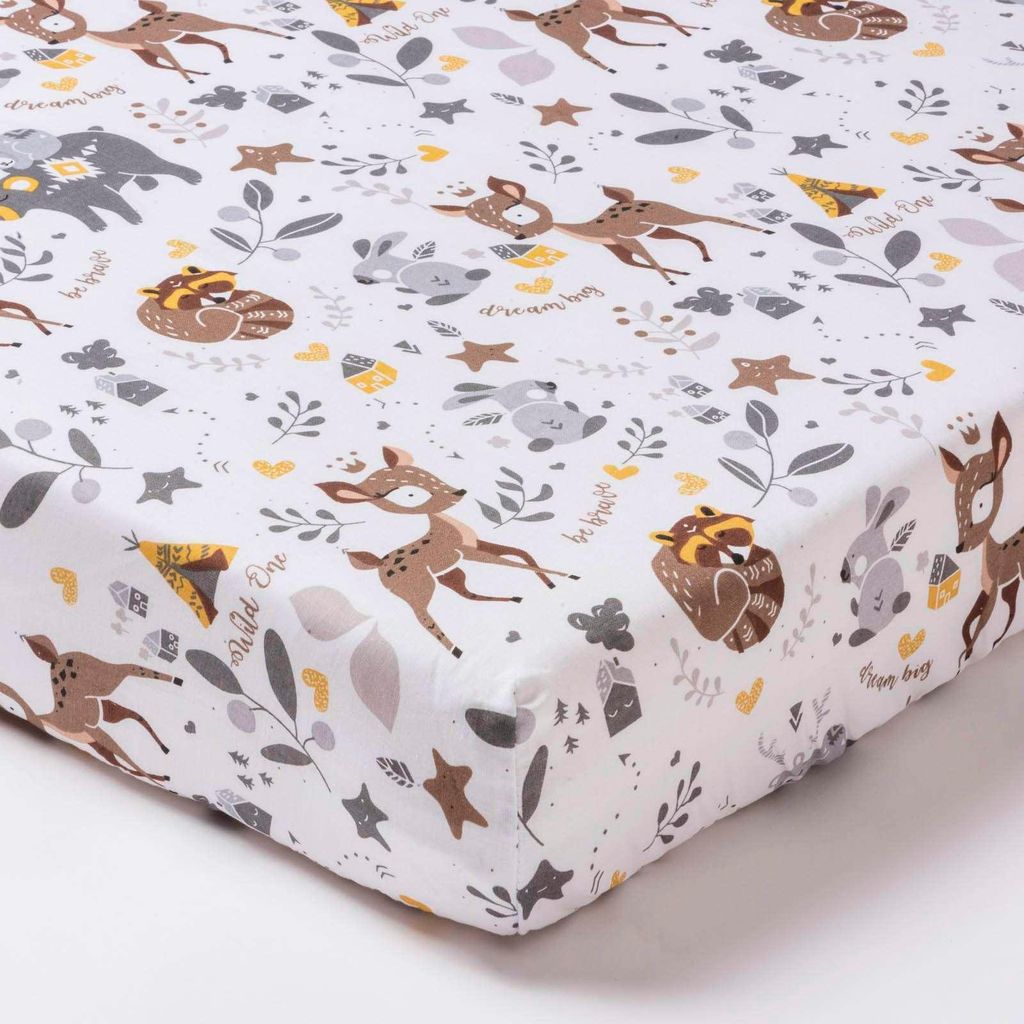 Magical Woodland Spannbettlaken 120x60cm Produktbild 