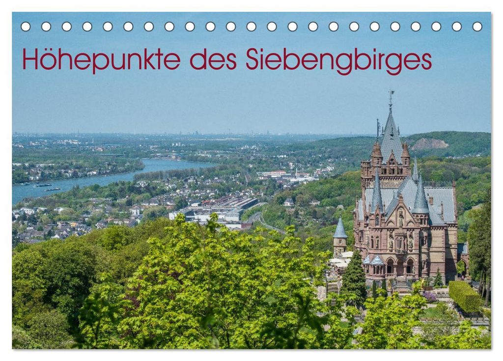 Höhepunkte des Siebengebirges (Tischkalender 2027 DIN A5 quer), CALVENDO Monatskalender