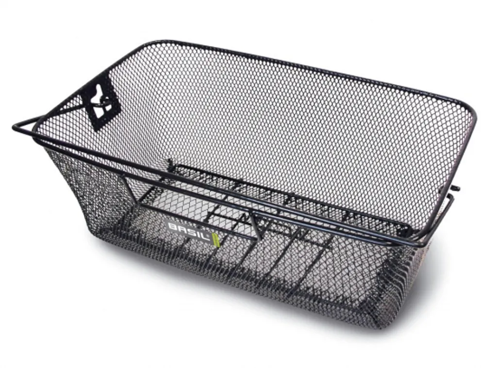 Panier arrière de vélo pour cartable Basil Concord noir fixe