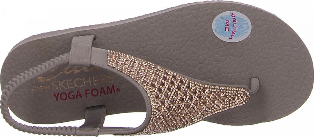 Skechers Damen Sandalette in Grau, Größe 40 Produktbild 18