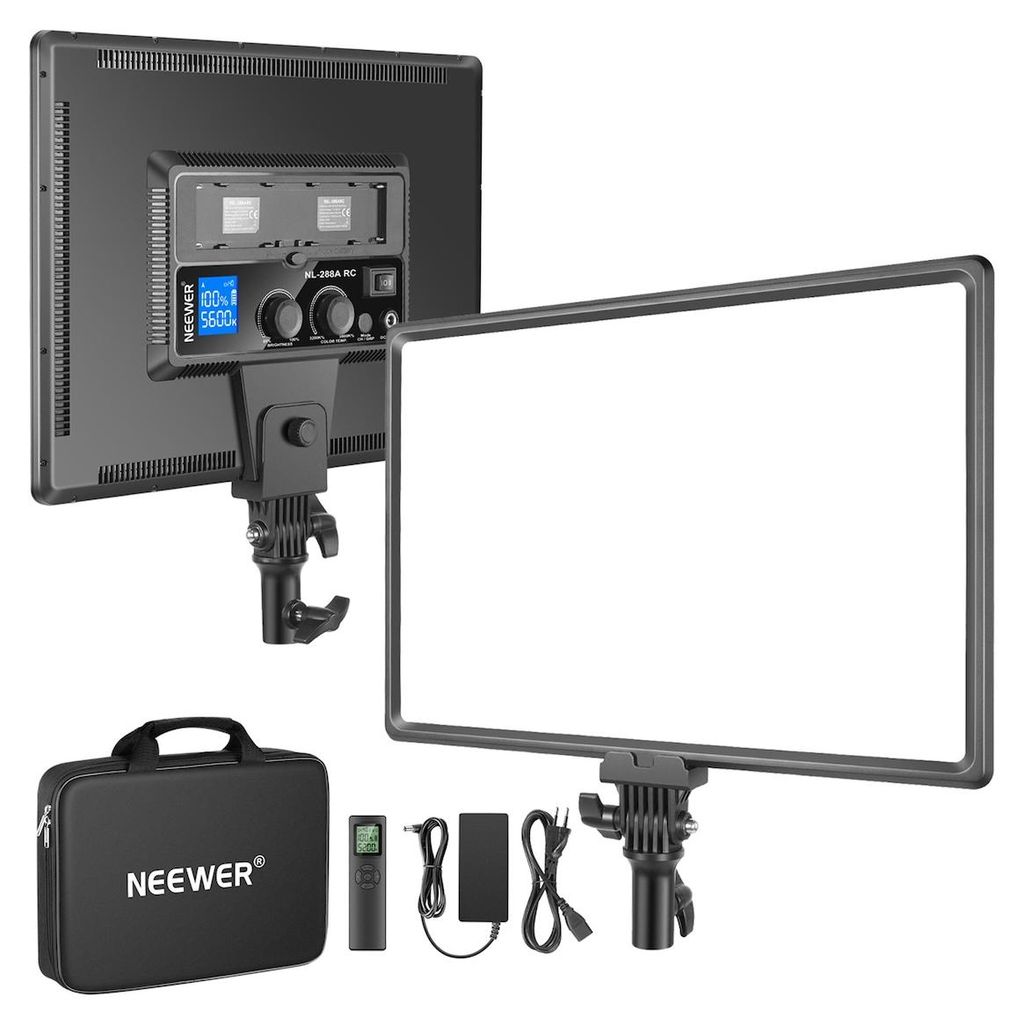 Neewer Dauerlicht NL-288ARC LED-Flächenleuchte mit Fernbedienung