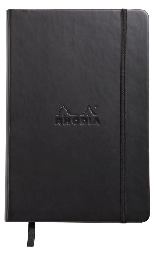 Rhodia Webnotebook Rhodia A5 96 Blatt liniert 90g - Schwarz Produktbild 