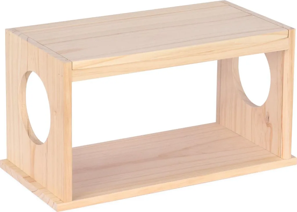 Fini les projections : bain de sable en bois et plexiglas pour rongeur