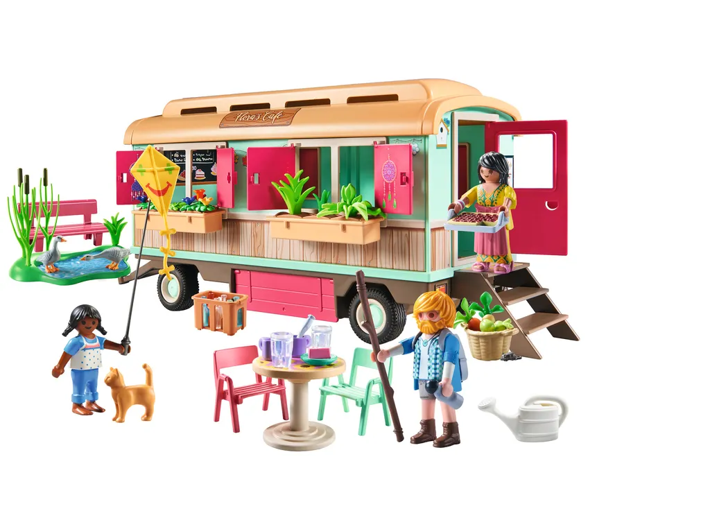 Kiosque de restauration de chantier PLAYMOBIL 71441 Country jouet