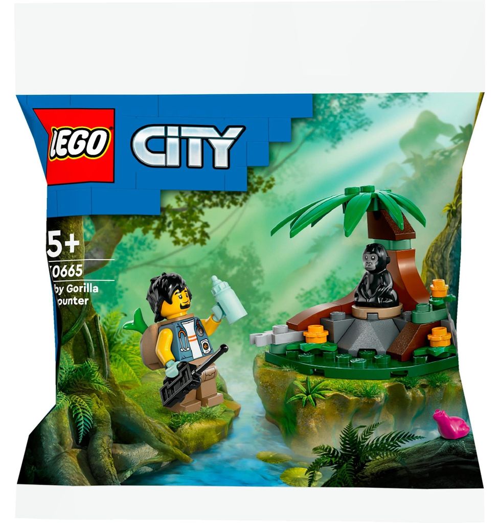 LEGO City 30665 Set Cucciolo di Gorilla con Veterinario 34 Immagine del prodotto 