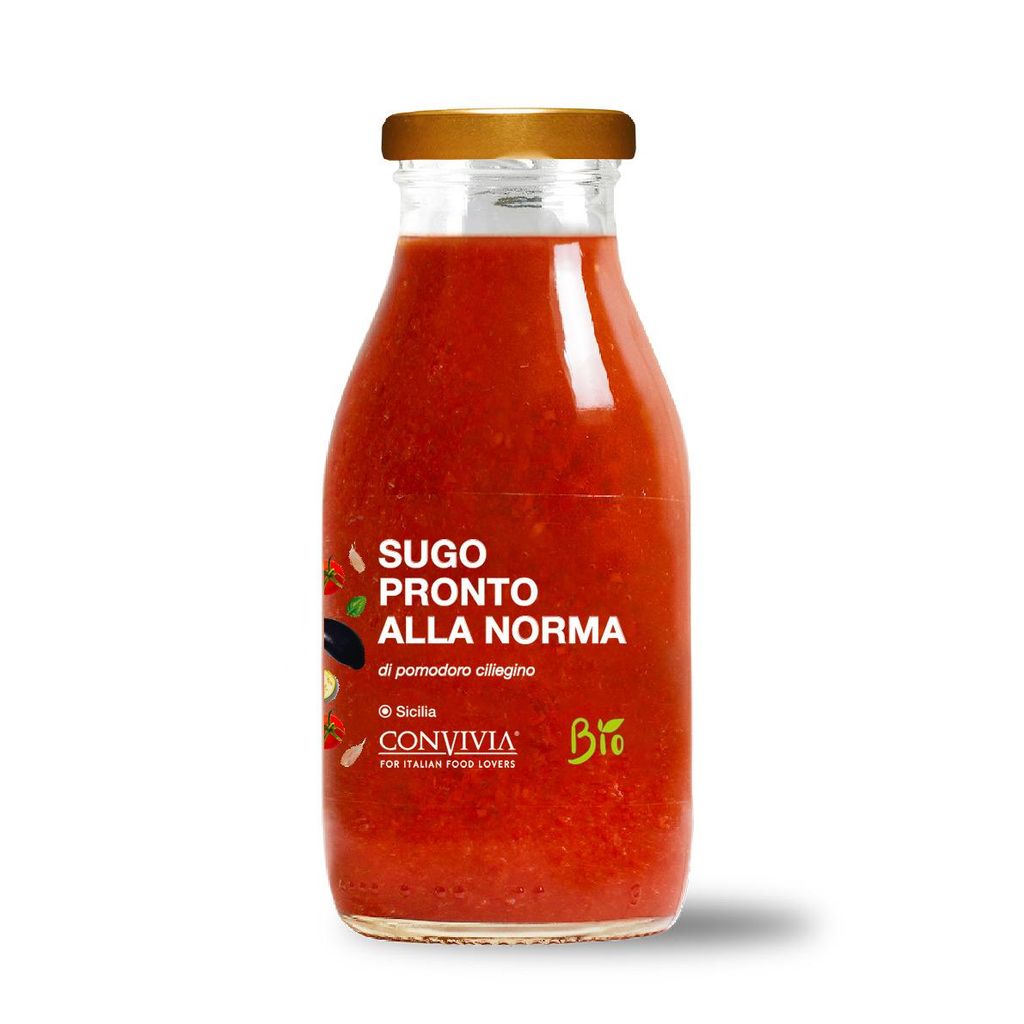 Sauce prête à l'emploi à base de tomates cerises « La Norma Image du produit 