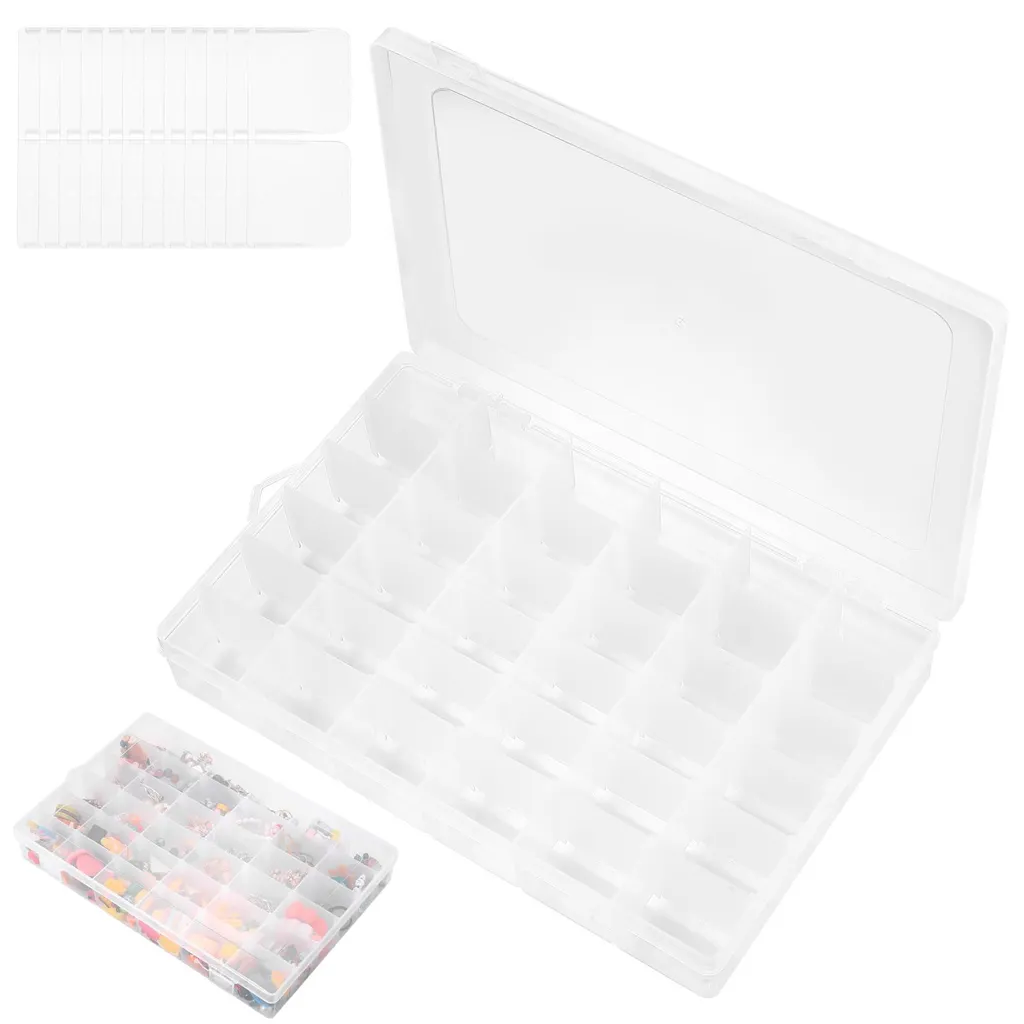Boîte de rangement anti-perte pour vis, clous et petits composants