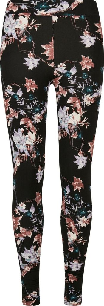 Urban Classics Ladies - ALL OVER PRINT Leggings flower - XS
