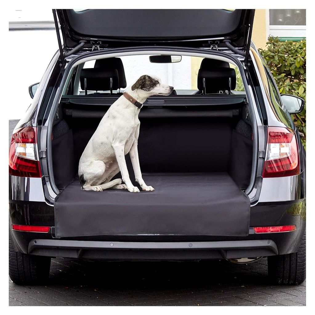 Kofferraumschutz für Hunde mit Seiten- und Ladekantenschutz - Wasserdichte und kratzfeste Hundedecke für den Auto-Kofferraum - Pflegeleichte Hund...