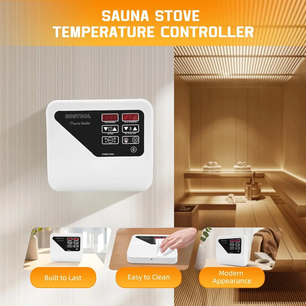 Panneau de commande externe pour poêle de sauna réglable 40-105 °C
