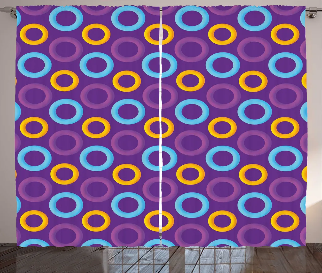 Rideau Largeur 280cm Violet : Solution Déco pour Fenêtres de Salon