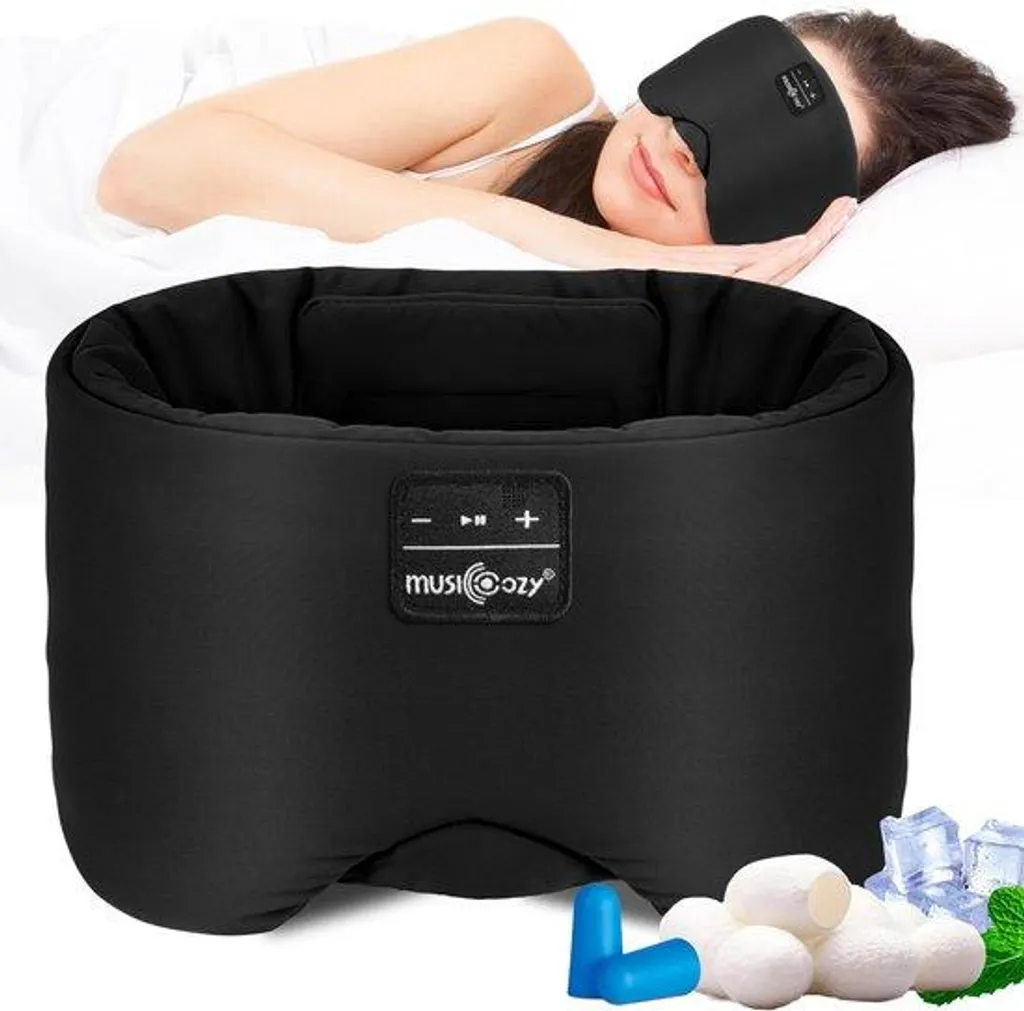 Écouteurs de sommeil Bluetooth pour voyage et relaxation totale en soie