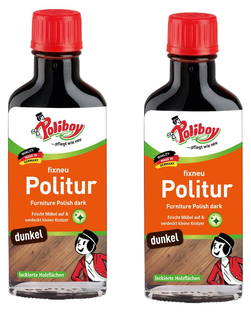 Poliboy Fixneu Möbelpolitur für dunkle Oberflächen 2 x Produktbild 