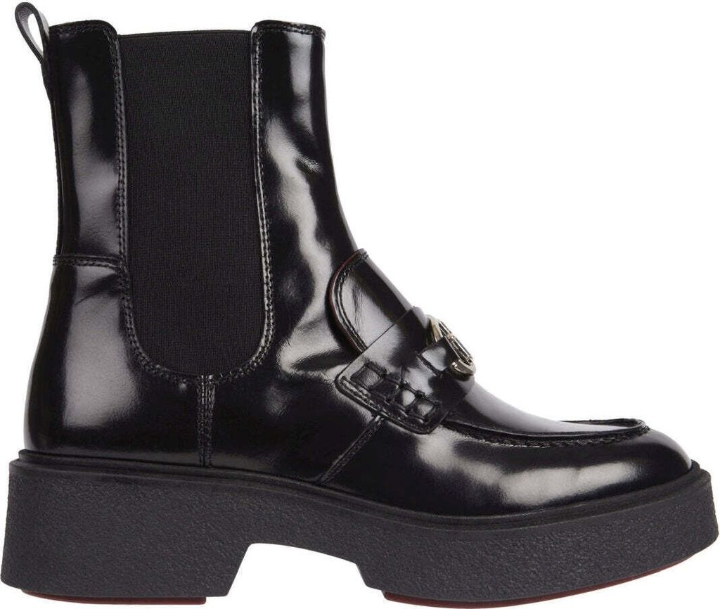 Tommy Hilfiger Damen Stiefeletten FW0FW07317 BDS Farbe: Schwarz Größe: 40