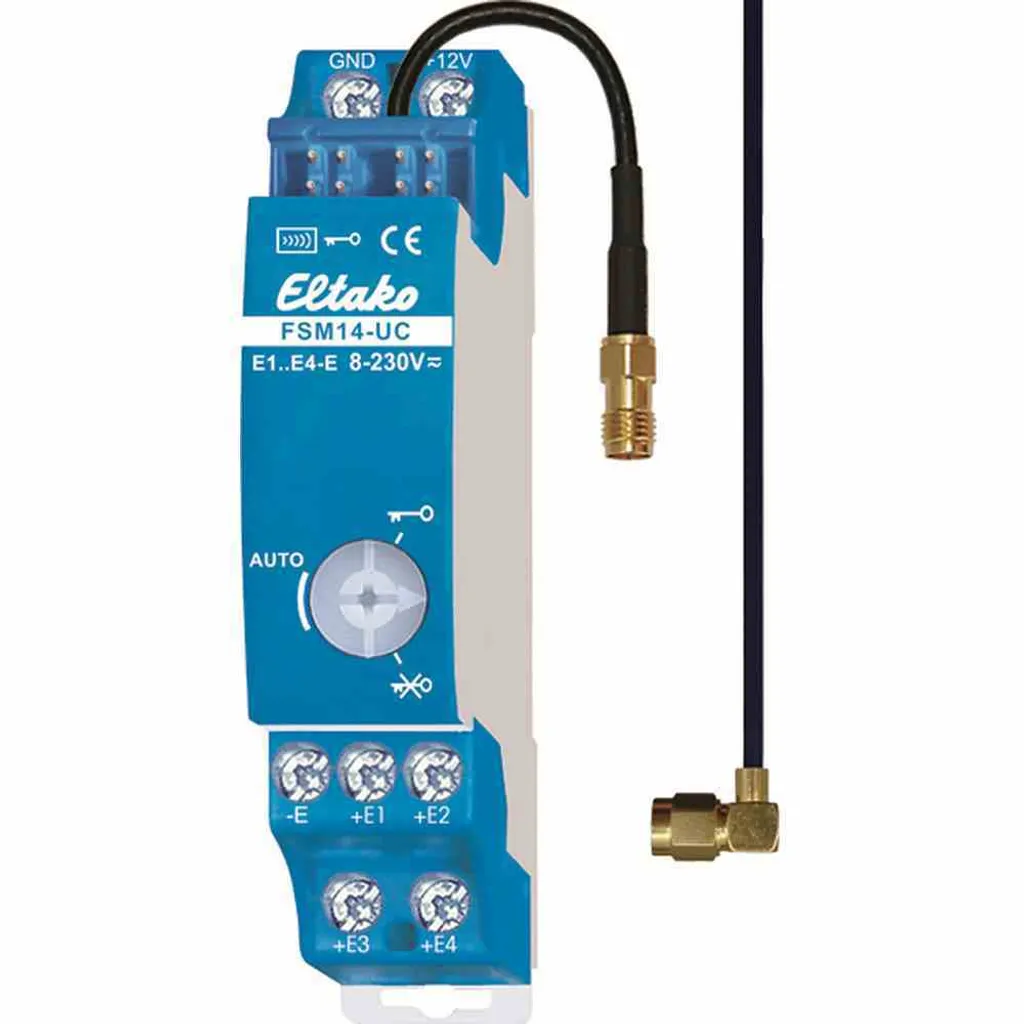 Émetteur radio pour piloter vos éclairages et volets via bus REG 4 CH