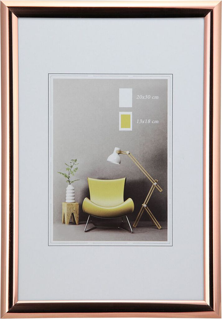 Studio Line Kunststoff Bilderrahmen Wanddeko Collage Poster Foto Rahmen - Farbe: Rose Gold | Format: 29,7x42 (DIN A3)