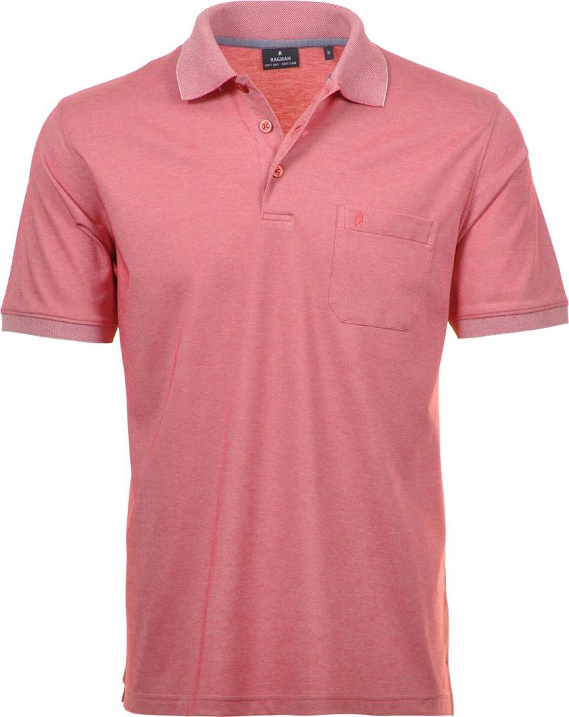 Ragman H-Polo Polo Soft-Knit uni