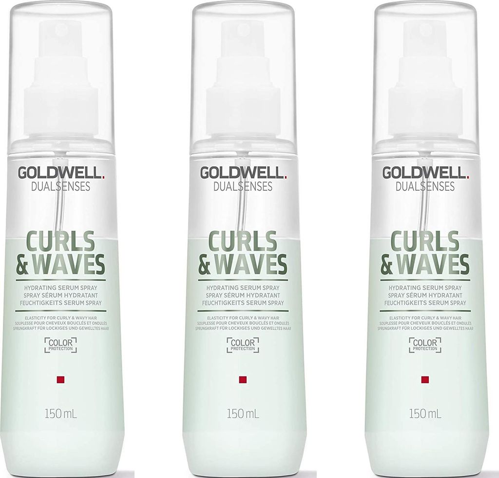 Dualsenses Curls & Waves Hydrating Serum Spray 3x150 ml