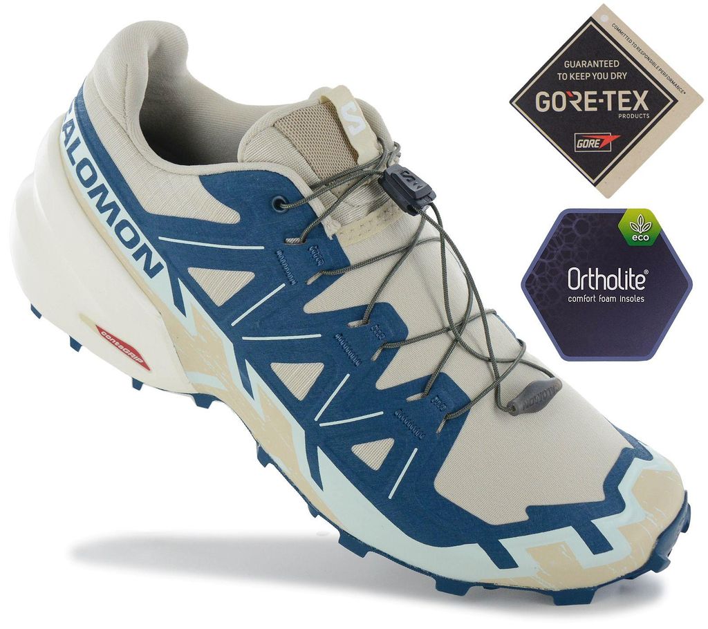 Salomon Speedcross 6 - Herren Trail-Running Schuhe Laufschuhe Beige 479848 , EU 44 UK 9.5