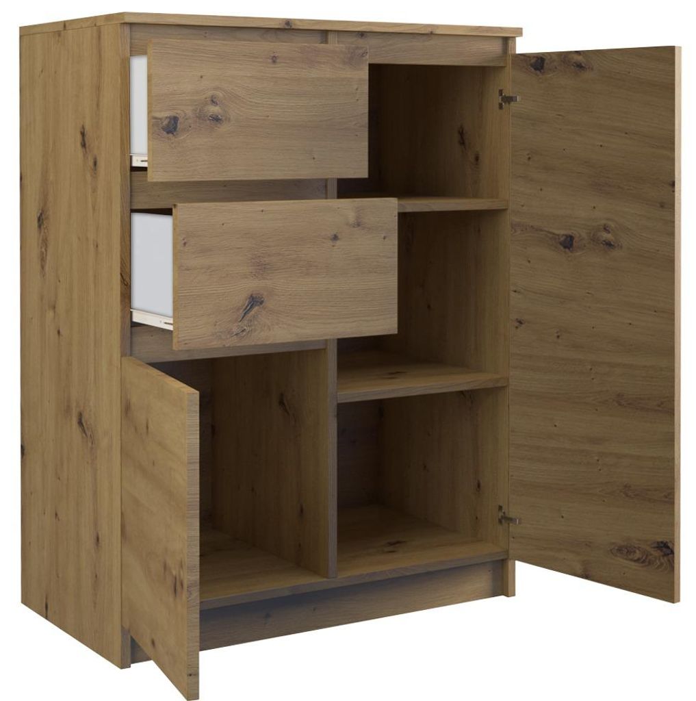 Topeshop 2D2S ARTISAN, Dub, 2 zásuvka/zásuvek, Obrázek produktu 