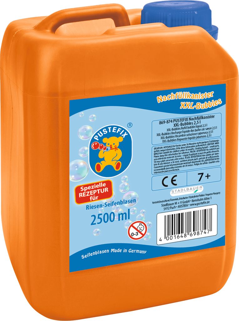 Pustefix Nachfüllkanister XXL-Bubbles 2,5 l Produktbild 