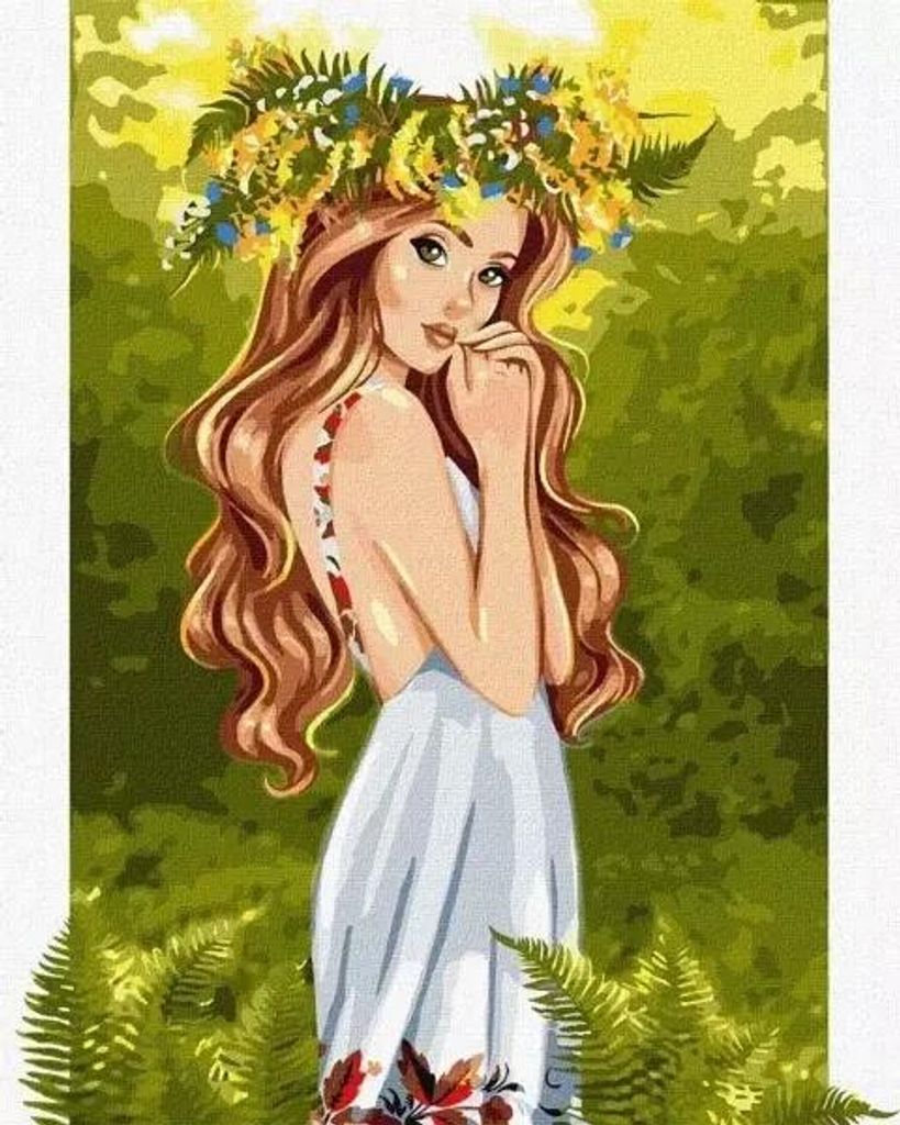Maľovanie podľa čísel – Strážca lesa 40 x 50 cm – Ideyka Obrázok produktu 