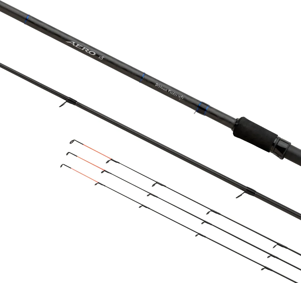 Canne feeder 120g Shimano Aero X5 3.96m en 6 brins pour le coup