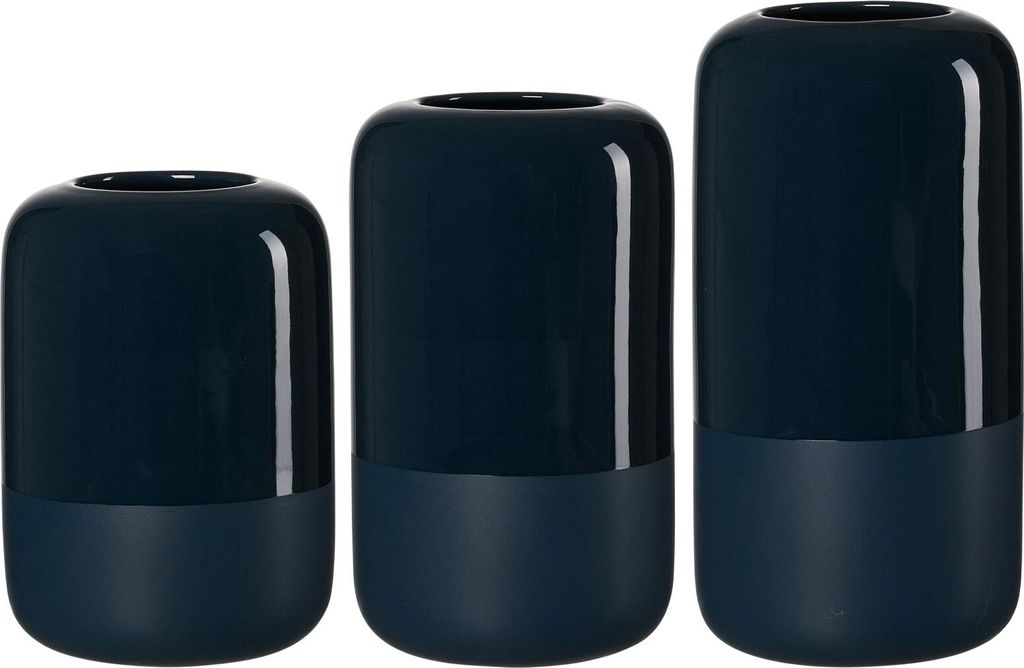 Ritzenhoff & Breker Dome Vasen-Set 3-teilig Blau