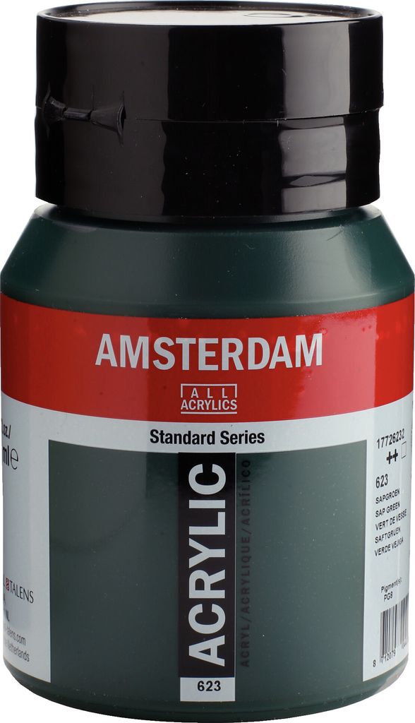 Amsterdam Standard Series Acrylfarbe Flasche 500 ml Saftgrün 623