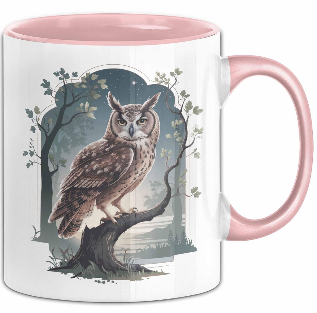 Vogelbeobachter Tasse Geschenkidee für Vogel Enthusiasten (Rosa)