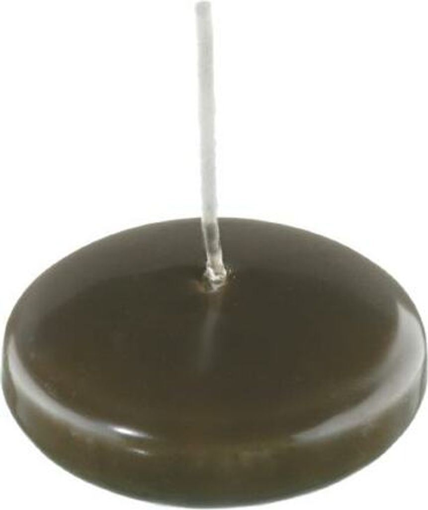 Schwimmkerzen Schokolade 26 x Ø 42 mm, 8 Stück