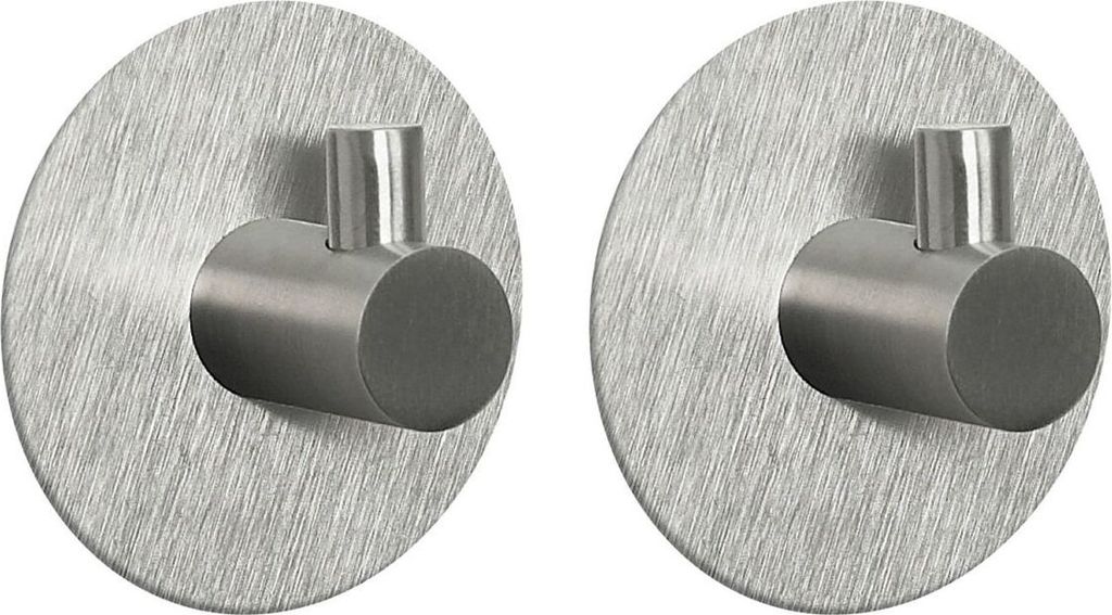 spirella Haken Edelstahl matt2er Set