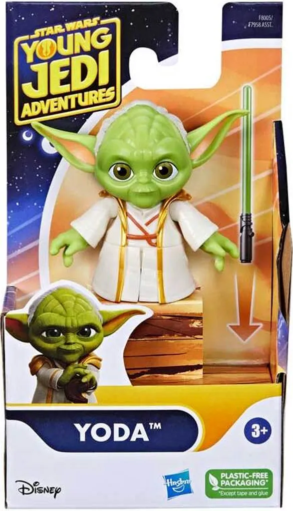 Figurine Star Wars Jeunes Jedi Hasbro avec sabre laser accessoire